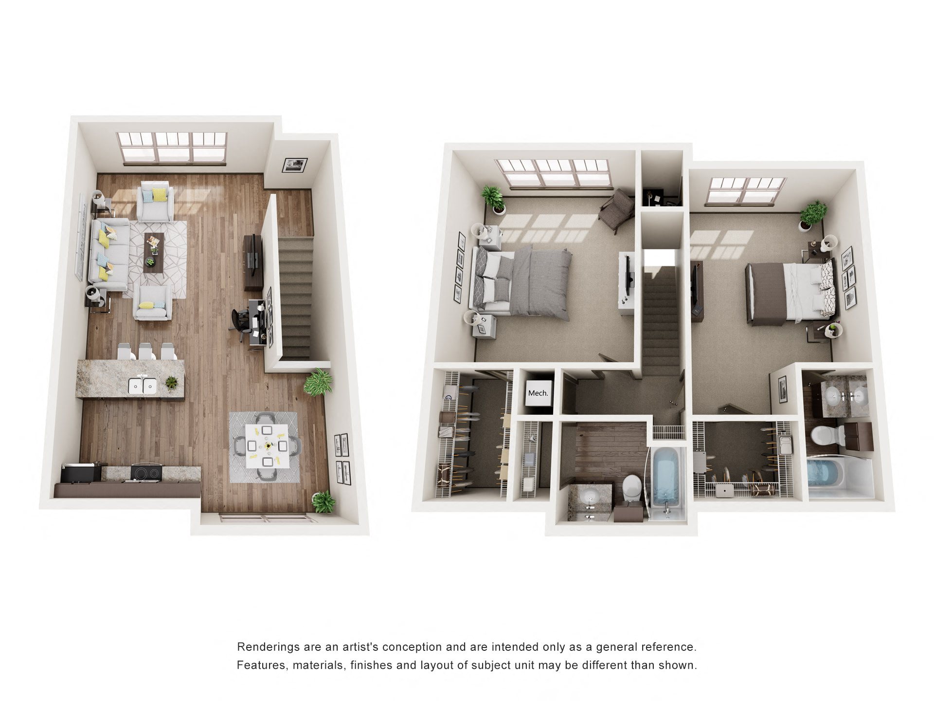 B5_TwoBedroom floor plan